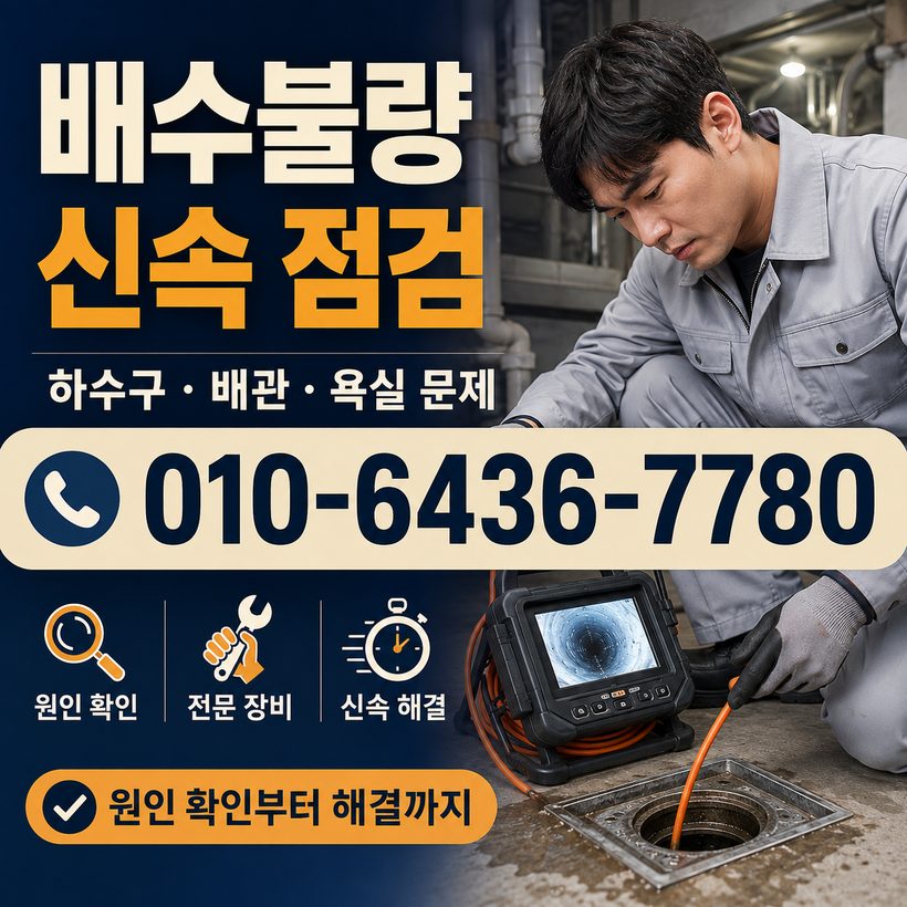 양정동 지역 싱크대막힘 관련 이미지