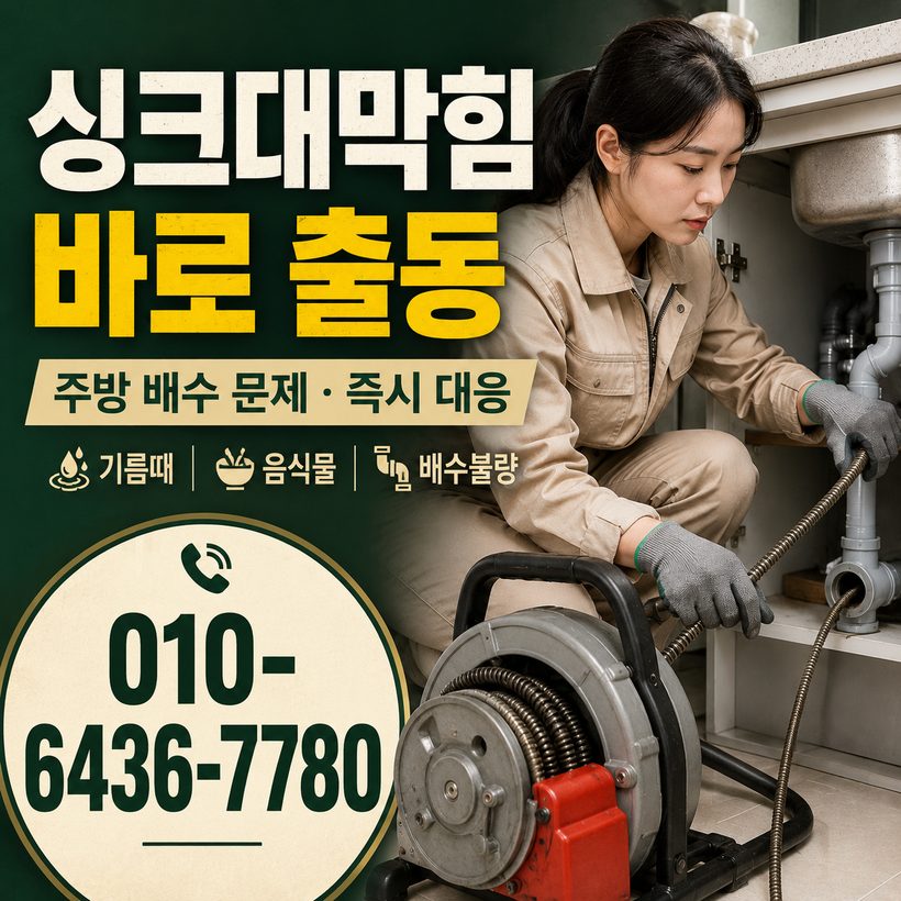 좌동 하수구막힘 빠른출동 3