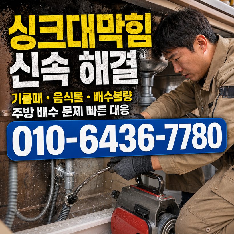 거제동 하수구막힘 빠른출동 3