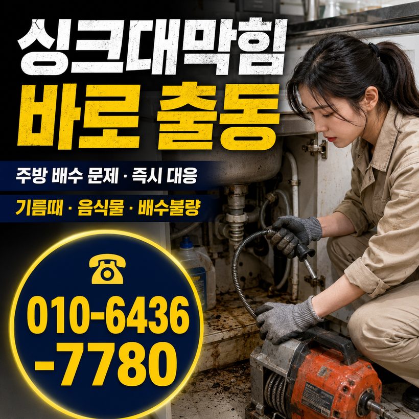 모라동 하수구막힘 빠른출동 2