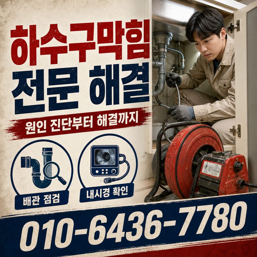 야음장생포동 지역 하수구막힘 관련 이미지