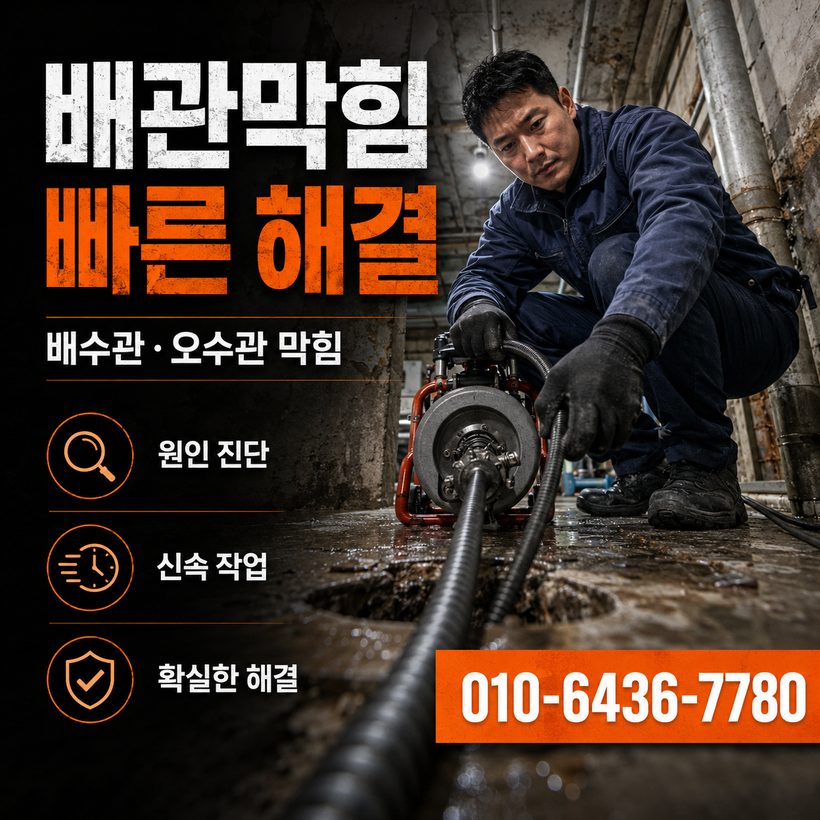 구포동 지역 세면대막힘 관련 이미지